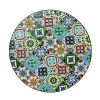 Tavolino Tondo Mosaico FLOWER - immagine 3